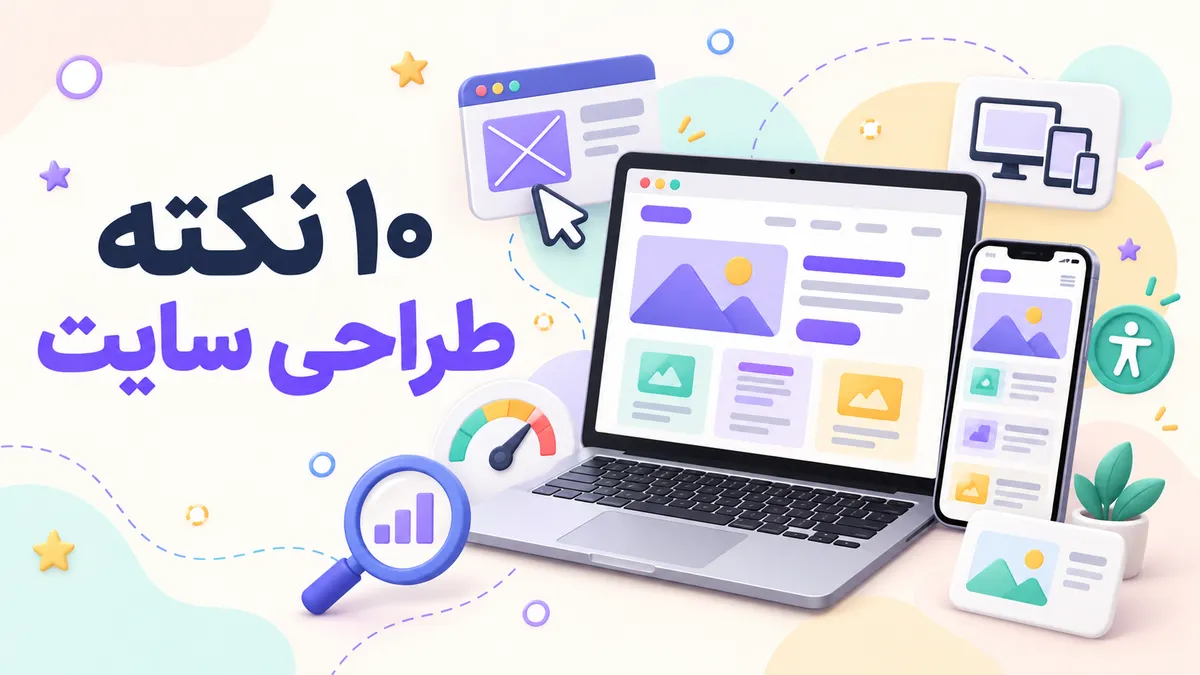 آشنایی با نکات طراحی سایت